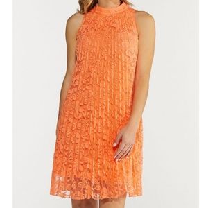 Cest 1946 Pleated Lace Swing Dress NWOT